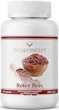 Vitaconcept | Fermentierter Roter Reis 600mg | 120 Kapseln | vegan | Roter Reis Extrakt 3:1 hochdosiert Red Rice mit Monacolin K | laborgeprüft | Monascus purpureus