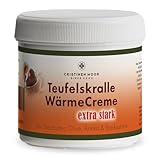 CristinenMoor Teufelskralle WärmeCreme extra stark mit Arnika 200 ml I Wärmesalbe für Nacken und Lendenbereich I bei Verspannungen der Muskulatur und Rücken