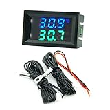 Batteriekapazität 4V-30V Voltmeter Multimeter Tester Stromprozentmesser Wasserdichtes LCD Display