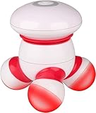 Cotsoco Mini-Handmassagegerät, tragbar, vibrierend, mit LED-Licht, ideal für Hand, Kopf, Nacken, Rücken, Arme, Gesicht, Schmerzlinderung