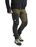 RevolutionRace Herren RVRC GP Pants, Hose zum Wandern und für viele Outdoor-Aktivitäten, Dark Olive, L