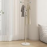 GJ Freistehende Garderobe aus Metall, moderner, platzsparender Kleiderbügel mit schwerem Marmorsockel, for Eingangsbereich, Wohnzimmer, Schlafzimmer, Flur, Garderobe(B)