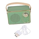 DOITOOL Retro Lautsprecher Mini Lautsprecher Außenlautsprecher Kabellose Lautsprecher Stereo Lautsprecher Zum Wandern Kabelloser Tragbarer Lautsprecher Desktop Lautsprecher Musik Player