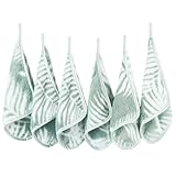 PHOGARY Microfaser Abschminktücher Waschbar für Schonende Gesichtsreinigung, 6 Stück Quadrat Mikrofaser Waschlappen Gesicht Gesichtstücher Mini Handtücher Makeup Entferner Tuch (20x20cm, Blatt)