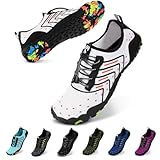 Bigzagger Barfußschuhe Herren Damen Sommer Barfuss Schuhe Schnell Trocknend Wasserschuhe mit Breite Zehenbox & Zero-Drop Sohle Badeschuhe Barfussschuhe Traillaufschuhe Fitnessschuhe