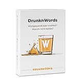 DrunknGame | DrunknWords - DAS Neue Partyspiel | perfektes Party Gadget, lustiges Geburtstagsgeschenk oder für JGAs | über 100 Karten & unbegrenzter Spielspaß