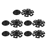 Kisangel Trekkingstock Ersatz Gummispitzen und Schneeteller Satz Leichtes Strapazierfähiges Wanderstockzubehör für Schnee Schlamm Kompatibel mit Meisten Marken