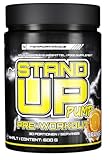 Natural-Fitness24 Standup Pump Booster 600g - Orange | Koffeinfrei | Pre-Workout Pulver mit Arginin, Citrullin, Glycerol | 30 Portionen | Vegan