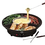 Mikamax Electric Fondue Set - Fondue - Fondue Elektrisch - Fondue Set - Käse Fondue - Fondue Schokolade