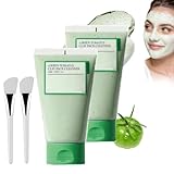 Green Tomato Clay Mask, Fully Green Tomato Clay Mask Pore Cleanser, Purifying with Green Tomato Extract, Blackhead Remover Reinigende Tonerde Grüner Tomaten Maske, Poren-Reiniger Gesichtsmaske (2PC)