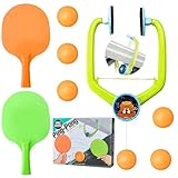 Tür-Pingpong-Spiel Über Der Tür, Hängender Tischtennis Trainer Kinder Set, Door Ping Pong Game mit Schläger und Bälle, Verstellbarer Hängendes Tischtennis, Pingpong-Trainer, für Übungs Familienspiele