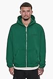 Zip Hoodie Herren Zip Up Hoodie Oversized Zipper Hoodie Herren Sweatjacke Herren mit Kapuze Kapuzenjacke Herren Oversize Hoodie Herren Strickjacke mit Reissverschluss Hoody mit Kapuze Heavy 400 GSM