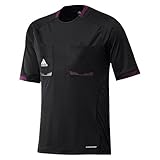 adidas Herren kurzärmliges Schiedsrichter Trikot Referee 12, Black/Purple Beauty F10, S, X10176