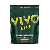 Vivo life Perform Veganes Proteinpulver - Gesalzenes Maca Karamell, Pflanzlich, 7 Portionen - 266g, Erbsen & Hanf Mischung mit BCAA