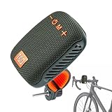 Fahrradradio, Lautsprecher für Fahrrad - 500mAh Motorradradio-Lenkerlautsprecher | Outdoor-Stereolautsprecher, kleine Fahrradradiogeräte, Mountainbike-Zubehör für Motorräder Grün