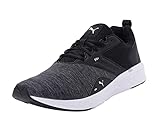 PUMA Unisex NRGY Comet Straßenlaufschuhe, Puma Black-Puma White, 44.5 EU