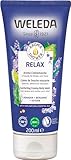 WELEDA Bio Relax Duschgel vegan - Naturkosmetik Aroma Shower Duschseife für Frauen & Männer mit Lavendel / Bergamotte Duft, Natürliche Hautpflege Dusche zur Reinigung von Gesicht & Körper (1x 200ml)