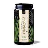 GRAMINARA Grassaftpulver aus 5 Gräsern - pflanzliche Vitalstoffquellen aus Gräsern & Keimlingen, 450g im Miron Violettglas, vegan