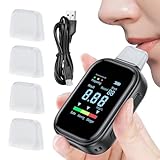 Genérico Tragbarer Alkoholtester | Digitales Alkoholtester – Atemalkoholdetektor | für Fahrten, Reisen im Freien, Wandern, persönlichen Gebrauch zu Hause und