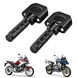 BIUGERCN Motorrad Highway Fußrasten Adventure Fußrasten 22mm-32mm Crash Bar Rest Pedal CNC Universal für R1250GS F850GS R1200GS Africa Twin CB500X Tenere 700 V-Strom 390-1290 Adventure ADV