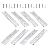 8 Stk Hutschiene 200 mm Lang, Aluminium Schiene, DIN Schiene Aluminium-DIN-Schiene, Tragschiene für Verteilerschrank Elektrische Schaltschränke Schaltschrank Schienenmontage, 35mm Breit/7,5 mm Hoch