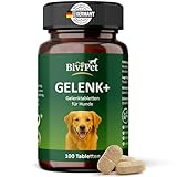 BiviPet GELENK+ – Gelenktabletten für Hunde mit Grünlippmuschel, MSM, Glucosamin, Teufelskralle & Kurkuma – Unterstützt Gelenke, Knorpel & Beweglichkeit – Made in Germany – 100 Tabletten