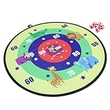 TOGEVAL Wurfspiel Dartscheibe Klebepunkte Wurfspielzeug für Jungen Mädchen Eltern Junge Mädchen Interaktiv Leicht Tragbar Outdoor Indoor Anti Drop Langlebig Pädagogisch
