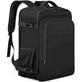 Handgepäck 40x20x25 für Ryanair Handgepäck Rucksack für Flugzeug 20L Klein Reiserucksack Unter Sitz Handgepäck Tasche für Weekender Kurze Tirp 14-Zoll-Laptop Rucksack für Herren und Damen,Schwarz