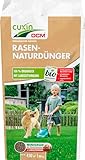 CUXIN DCM Rasen-Naturdünger - Langzeit Rasendünger - Mit MINIGRAN® TECHNOLOGY - unbedenklich für Haustiere - organischer NPK-Dünger - 20 KG für 450qm