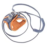 Toddmomy Reflektierendes Hundegeschirr aus Weichem Mikrofaser Suede mit Edelstahlhaken Verstellbar und Atmungsaktiv Geeignet für Welpen und Kleine Hunde Sichere Haustier brustgeschirre für