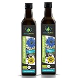 Sanus Natura Bio Schwarzkümmelöl 1000 ml (2x 500ml) ungefiltert kaltgepresst mühlenfrisch direkt vom Hersteller