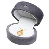 Samt Schmuck Geschenkbox Ohrringbox Aufbewahrungsbox Kleine Schmuckkästchen Schmuckschatulle für Halsketten Geschenke Display