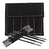 WOONEKY 10 Stück Teiliges Steinschnitzwerkzeug Set Hochkohlenstoffreichem Stahl Vielseitiges Gravur und Schnitzwerkzeug für Anfänger und Profis Präzise Handwerkzeuge für Stein und