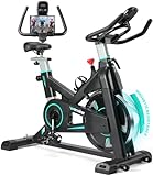 Wenoker Heimtrainers Fahrrad mit Magnetischem Widerstand, Indoor Fitnessbike Heimtrainer Kardio Training Fitnessbikes Hometrainer Fahrrad 160 kg Belastbar