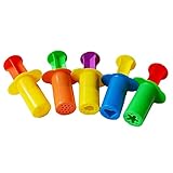 demaxiyad Teigwerkzeuge Kit, Knete Zubehör Play Dough Kit, 5 Stück Teigextruder Knete Squeeze Set Kunststoff Ton Und Teig Extruder Spritzen Teigextruder Form, Lernspielzeug Für Jungen Mädchen