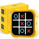 Tic Tac Toe Spiel, Elektronisch Tic-Tac-Toe Bolt Spiel, 3-In-1-Puzzlespielkonsole, Bildungsspielzeug für Bildungs- und Gedächtnistraining für alle Altersgruppen