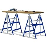 Gerüstbock Unterstellbock 2pcs Set Höhenverstellbar Klappbock Böcke Max 400kg