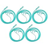 5 Stück Sauerstoffbrille Nasenbrille,3m Nasenbrille für Sauerstoffgerät,Nasenbrille Sauerstoffschlauch,Für Sauerstoffgerät Atemtherapie- und Inhalationsgeräte