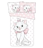 Jerry Fabrics Disney Cat Marie Aristocats Baby Bettwäsche 100 x 135 cm