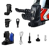 Kinnhalterung - Motorradhelmkamera, Action Cam Accessoire | Leichtes PC -Material, sicheres Klemmdesign, Reitlauf im Freien im Freien, Sportausrüstung, Dirt Bike -Helmbefestigung, kompakte Größe