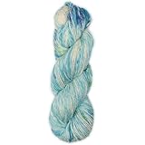 100 % Baby-Alpaka-Garn, Wolle, 100 g, DK-Gewicht, handgefärbt, hergestellt in Peru, himmlisch weich und perfekt zum Stricken und Häkeln (Aqua Reflections, DK handgefärbt, 100 g Strang)