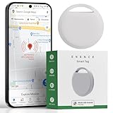 Enence Smart Tag für Android – GPS Tracker mit Geräuschalarm, AirTag Alternative, Bluetooth Tracker für Schlüssel, Hunde, Kinder, Koffer, kompatibel mit Google Mein Gerät Finden App, Air Tracker