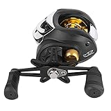 Baitcast Rolle, Baitcast Rute, 7,2:1 Hochgeschwindigkeits Baitcasting Rolle Wassertropfenrad Baitcaster Rute Multirolle Angeln für Geschwindigkeits-Getriebe-Verhältnis, Angelspule