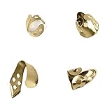 24-teiliges Kunstnägel Set in Mandelform Mit Gelbem Französischem Design Aus ABS Zum Aufdrücken Der Nägel Instants Maniküre Instants Set Mit Kleberfreien Kunstnägeln