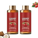 Luxuriöses straffendes Körperöl, natürliche Feuchtigkeitslotion für Männer und Frauen, straffendes Körperöl für glatte, strahlende Haut, tägliche Anwendung nach dem Duschen (2)