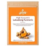Go-Yogik Lakadong Kurkumapulver – 150 g , Hoher Curcumingehalt 7–9 %, Laborgeprüft auf Reinheit | Glutenfrei, Ohne Gentechnik, Traditionell angebaut & sonnengetrocknet | Superfood & Ayurveda