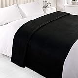 DREAMSCENE Decke Schwarz for Sofa, Outdoor Decke 120 x 150 cm