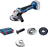 Bosch Professional 18V System Akku Winkelschleifer GWS 18V-10 (inkl. Scheibendurchmesser 125mm, ohne Akkus und Ladegerät, in L-BOXX 136)