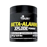 Olimp Sport Nutrition, Beta Alanine Xplode Powder Beta Alanin Pulver Aminosäuren Pre Workout Energieergänzung für Frauen und Männer Pumpe Vitamin B6, Orange, 250 g