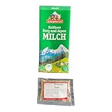 1l Berchtesgadener Land haltbare Berg und Alpen Milch Vollmilch 3,5% Fett und 50g Wendlers Kräutersalz